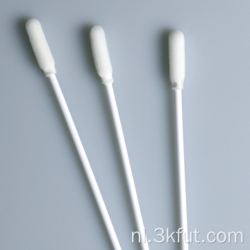 Wit PP Stick Open-Cell Round Foam Swab Sample